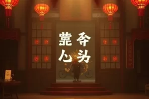 纪录片《沙漠里的水窖》剧照，沙丘边缘的圆形水窖与取水木桶